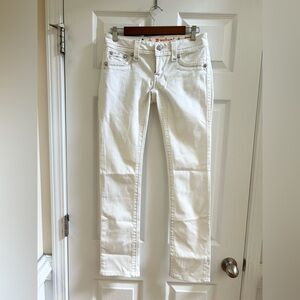 Rock Revival Celine Straight leg White Jean Women Size 27